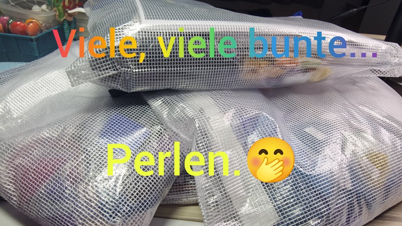 Einmal durch meine Perlenbilder.😉