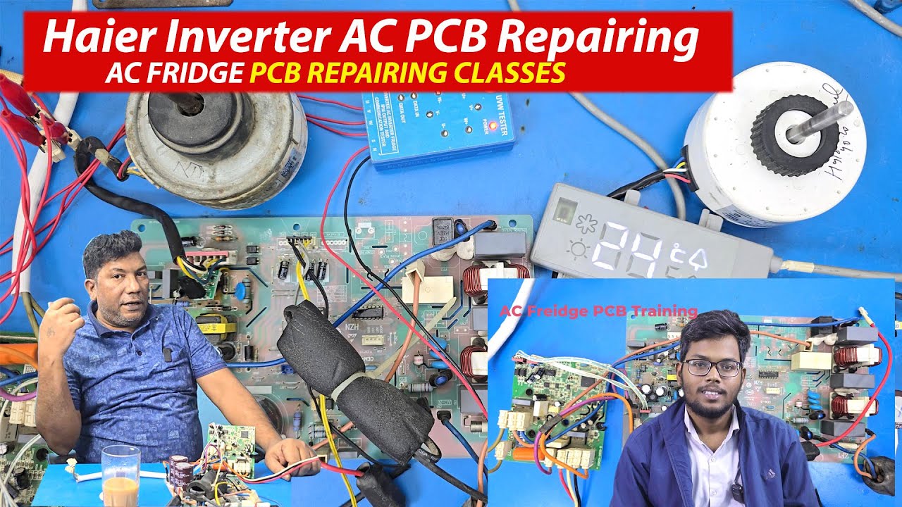 Haier inverter PCB outdoor not working || Electric Locha PCB training