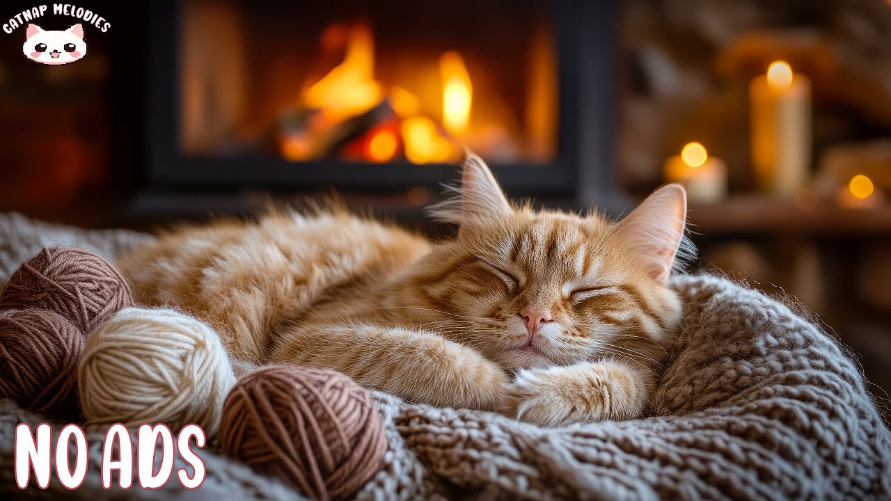 Calming Music for Cats 🐈 Anxiety Relief Sounds For Cats Help Healing and Deep Sleep