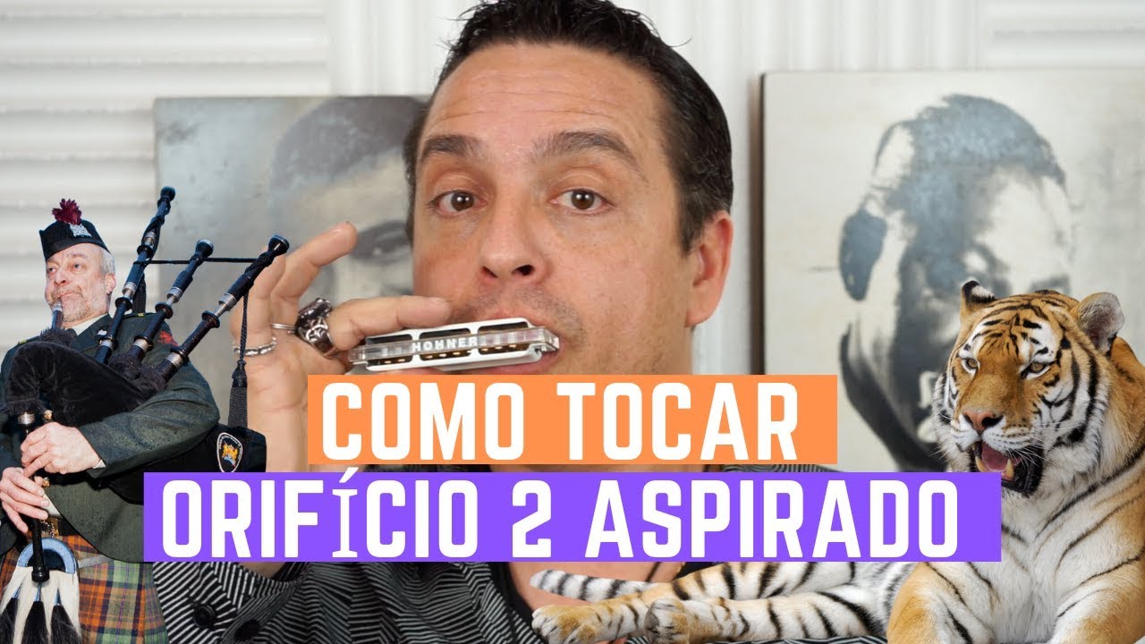 Como tocar o orifício 2 aspirado na gaita @ Dicas de gaita