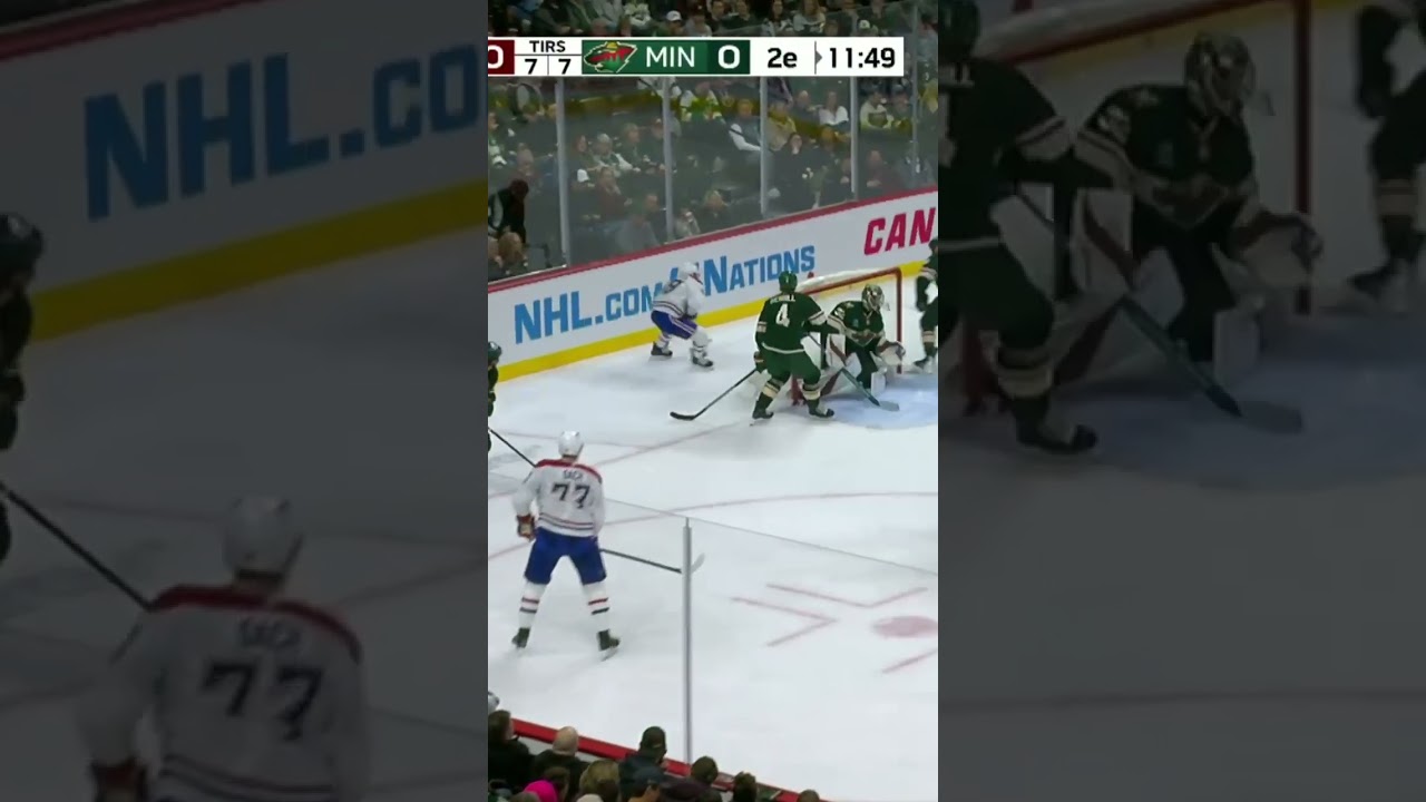 LANE. HUTSON. Le d&eacute;fenseur fait tout sur cette s&eacute;quence... sauf marquer ! 🤯 #nhl #hockey #hutson