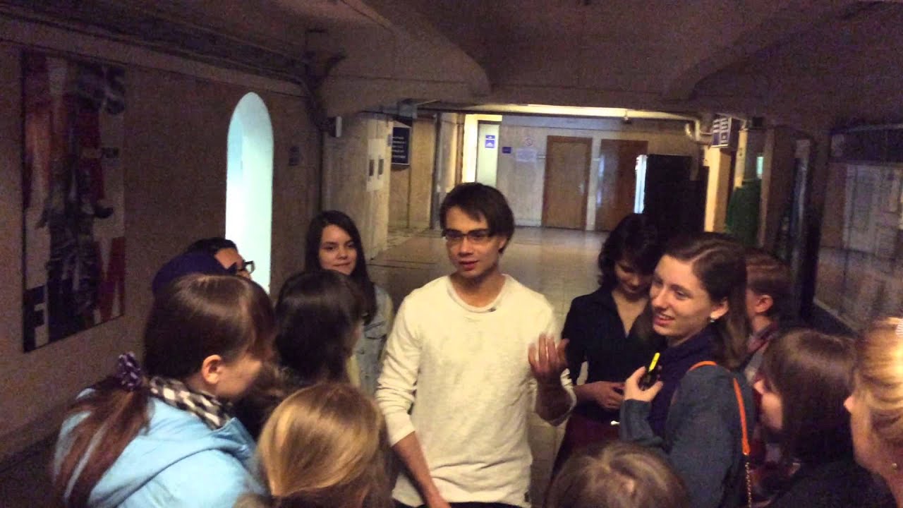 Alexander Rybak with his fans after shooting show 
