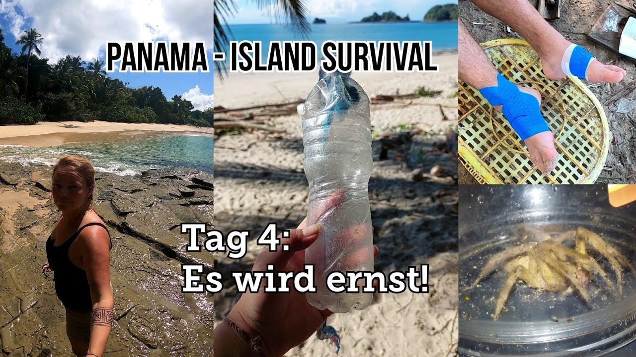 Panama-Island Survival Tag 4: Es wird ernst-Trinkwasserprobleme -Blutvergiftung -Spinnenbiss Notfall