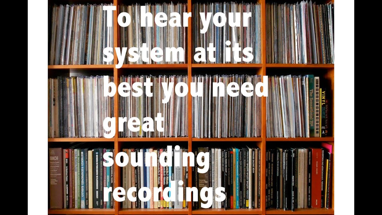 Some of my best sounding recordings 