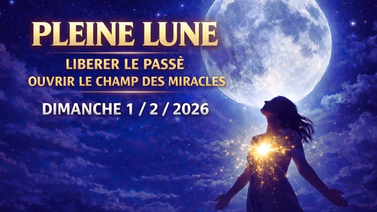 RITUEL DE PLEINE LUNE : Libérez le Passé et Ouvrez le Champ des Miracles
