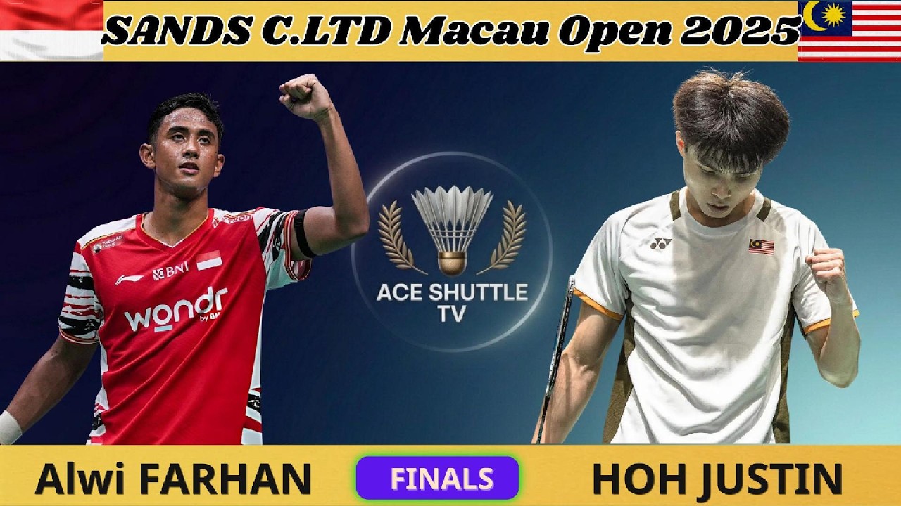 남자 단식 결승: Alwi Farhan vs Hoh Justin | Macau Open 2025