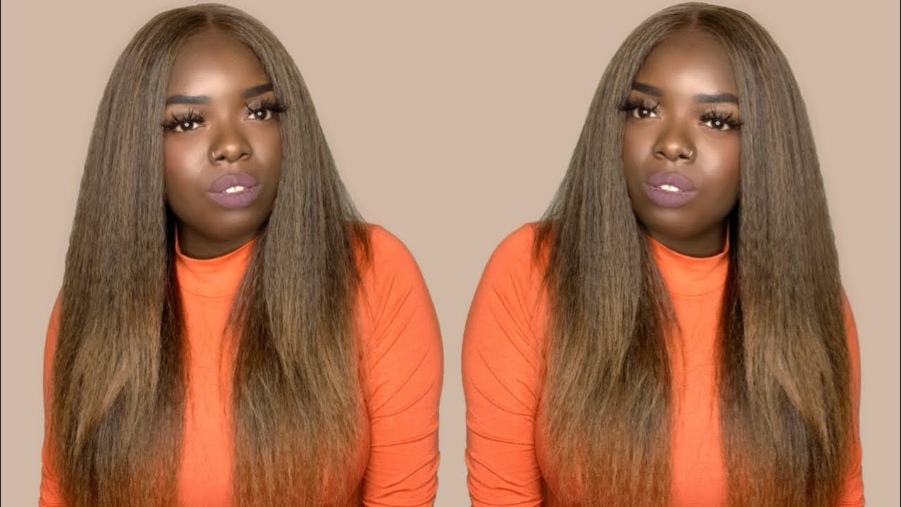 THIS IS SYNTHETIC?! 😱 Outre SHANICE | BOMB $50 KINKY STRAIGHT WIG! | 2T/30