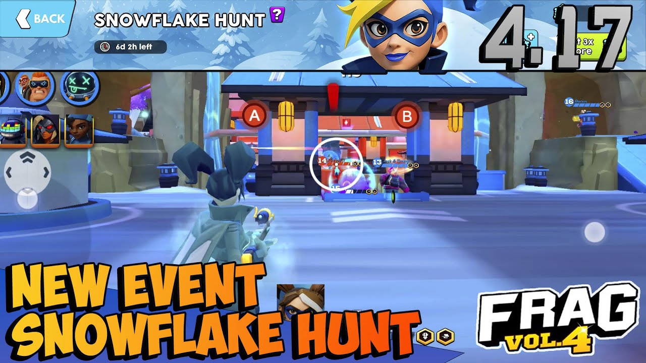 FRAG Pro Shooter - New Event Snowflake Hunt🔥4.17 Gameplay🔥(iOS,Android)