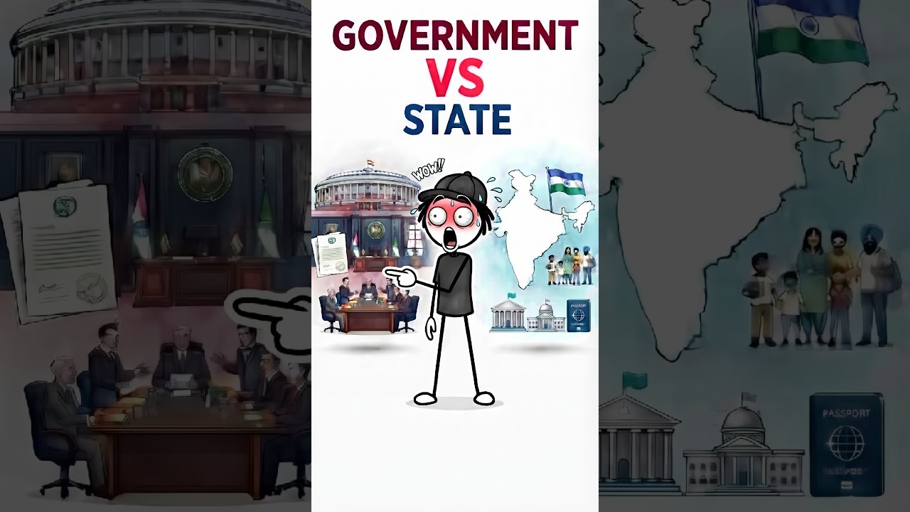 Government vs State| Most People Think They're The Same #PoliticalScience#Education#Government#State