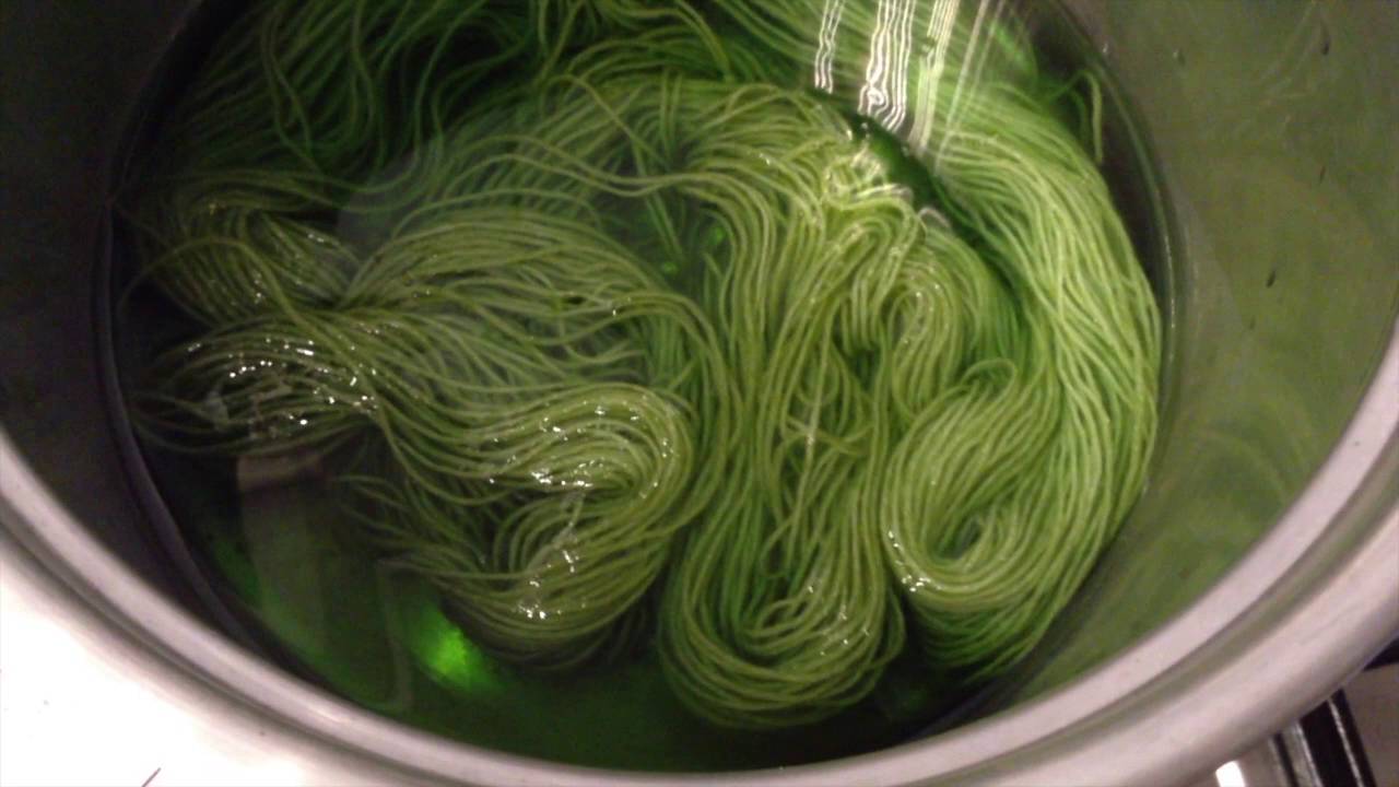 Wol verven in 1 kleur