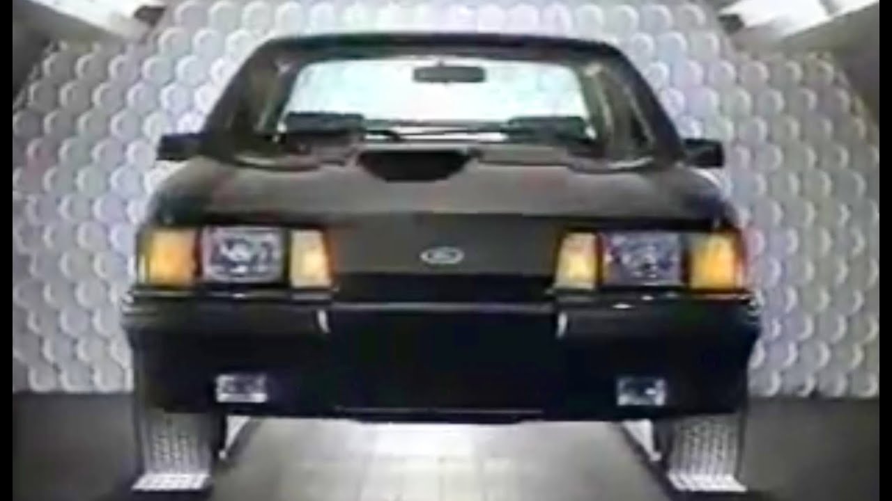 1984 Ford Mustang SVO commercial