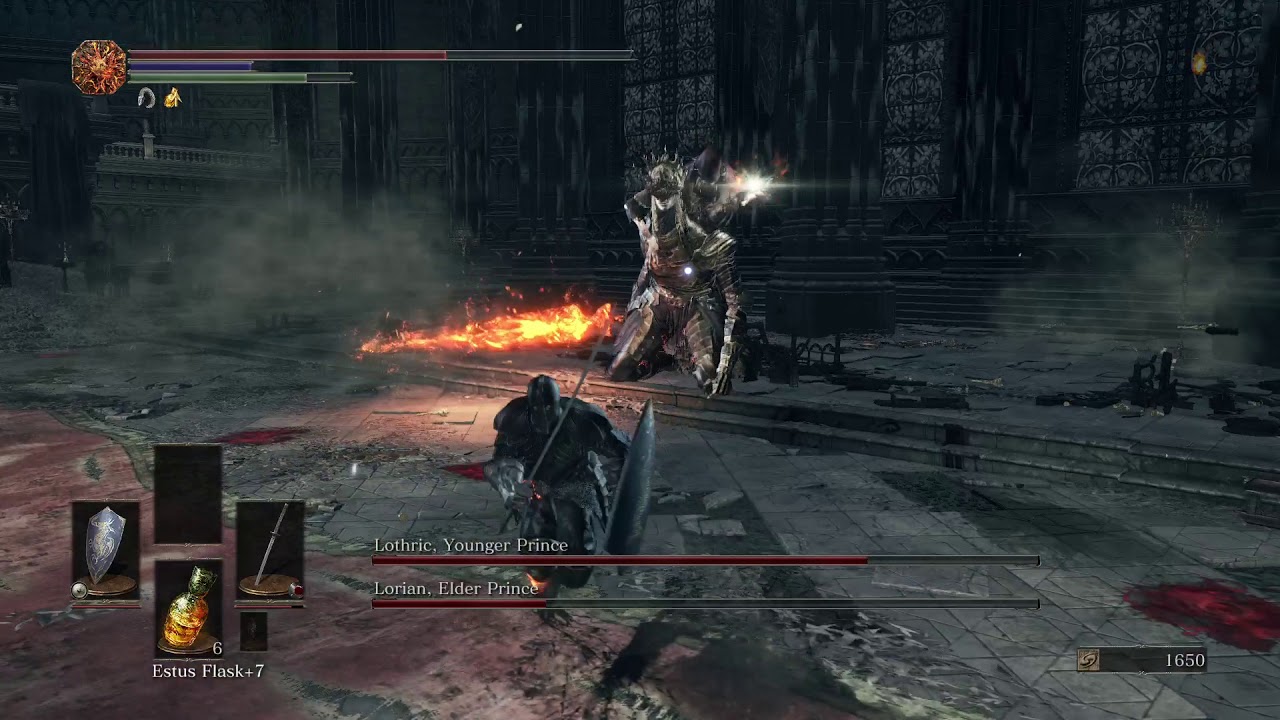 DANK SOULS 3 NOOB VS LOTHRIC INBRED BROTHERS