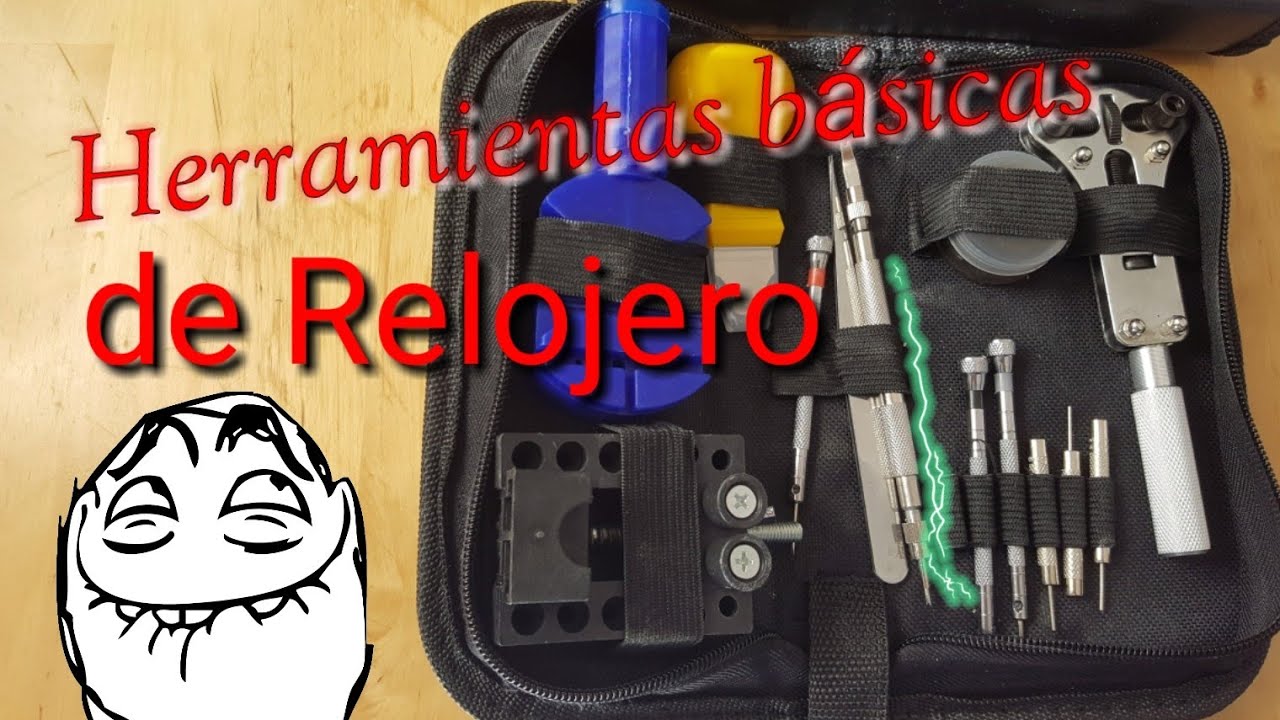 Kit de HERRAMIENTAS  que todo aficionado a los RELOJES  debe tener [ Si. También tu ] ⌚🔧ProWatchvan