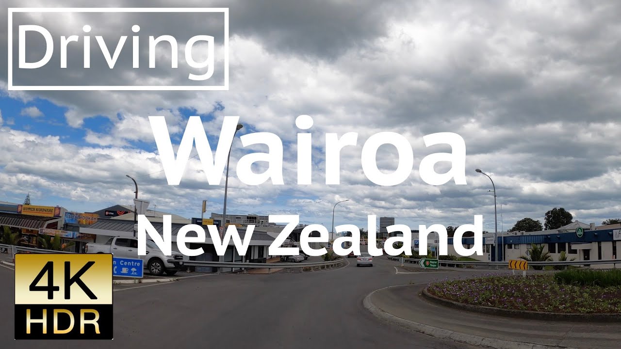 Driving tour Wairoa, New Zealand -4K-