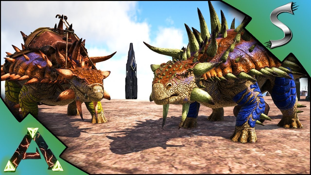 BREEDING FOR ANKYLO MUTATIONS! ANKYLO MADNESS! - Ark: RAGNAROK [DLC Gameplay E28]