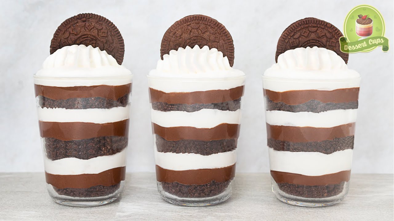 OREO Dirt Cups 🍫 OREO Pudding Cups / how to make oreo dessert cups