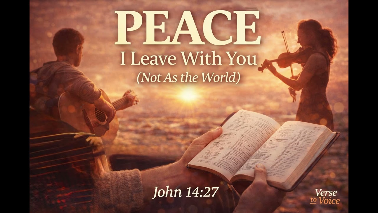 Peace I Leave With You (John 14:27 Acoustic + Violin Worship)