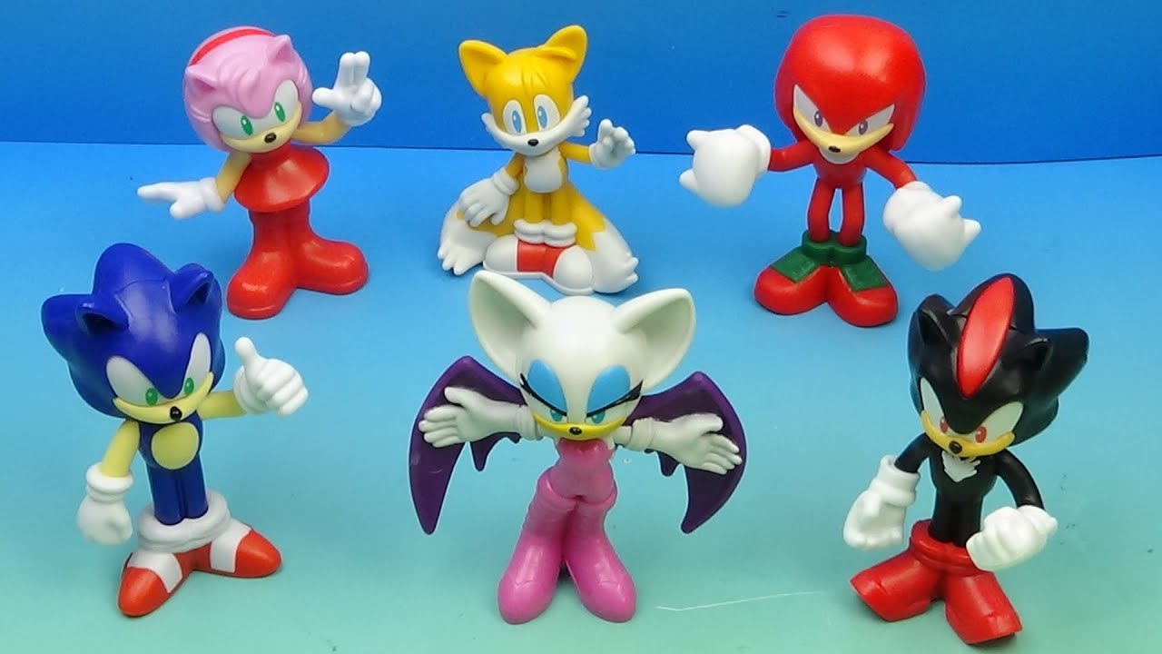 Видеообзор набора из 6 коллекционных предметов BURGER KING SONIC THE HEDGEHOG 2025 года