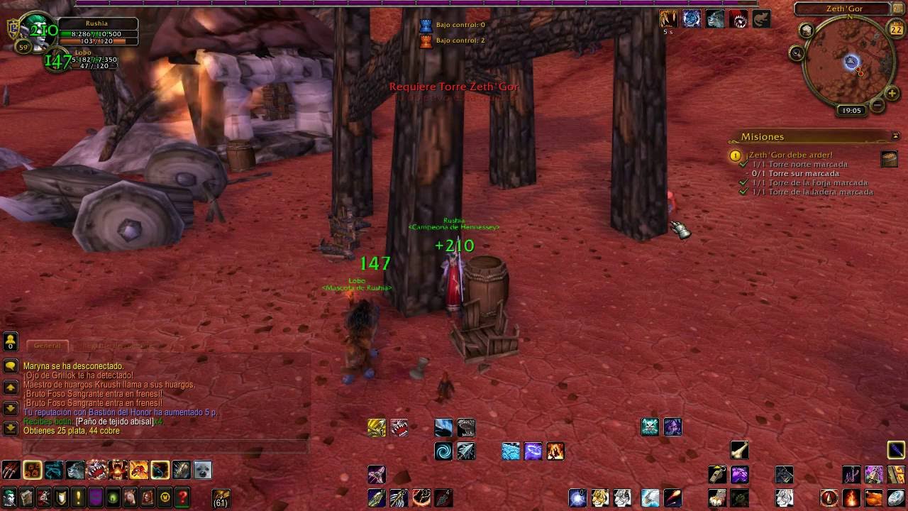 WoW Mision - Zeth'Gor debe Arder