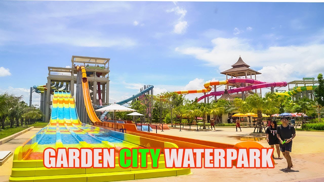 Amazing Phnom Penh garden city water park