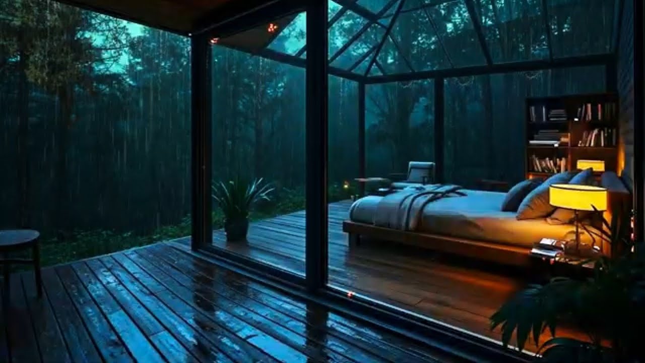 Perfect Rain Sounds For Sleeping And Relaxing - Rain And Thunder Sounds For Deep Sleep, RELAX, ASMR