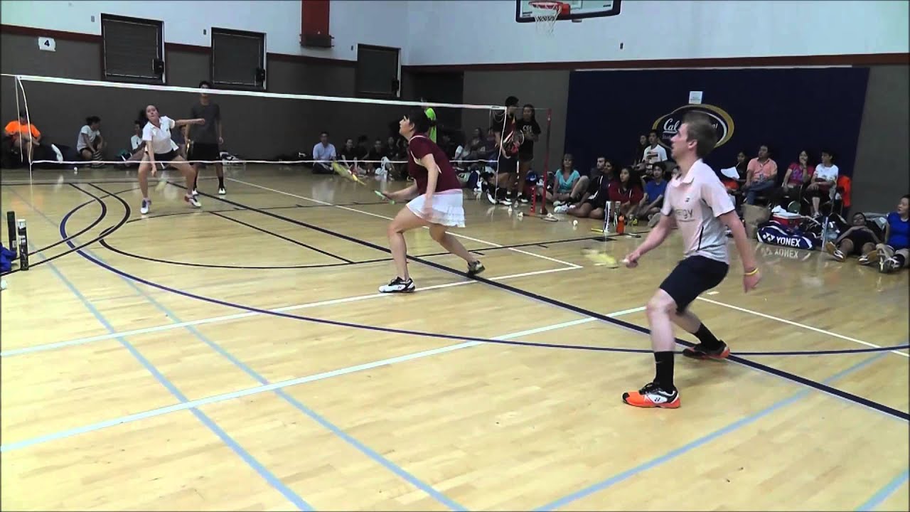 UC Berkeley Smashapalooza VIII Mixed Double Kevin-Melisa Vs Ian Loe Erika Sporkert