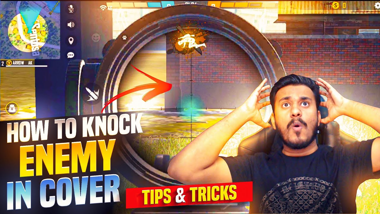 How To Shoot Player in Cover Free Fire Trick😱