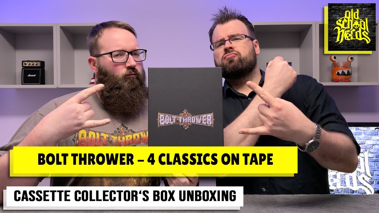 Bolt Thrower - 4 Classics on Tape - Cassette Collector's Box Unboxing