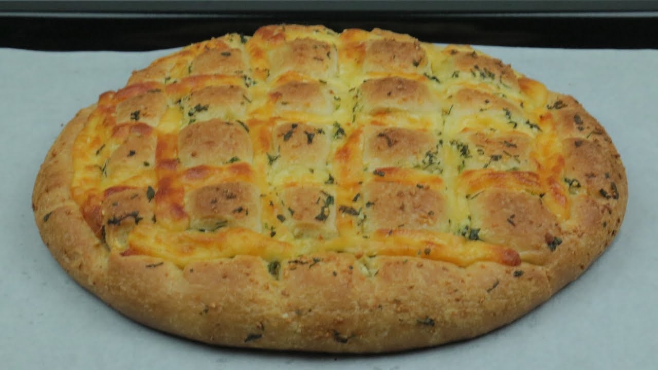 How To Make Cheese Garlic Bread At Home In Oven | Garlic Mozzarella Cheese Bread Recipe