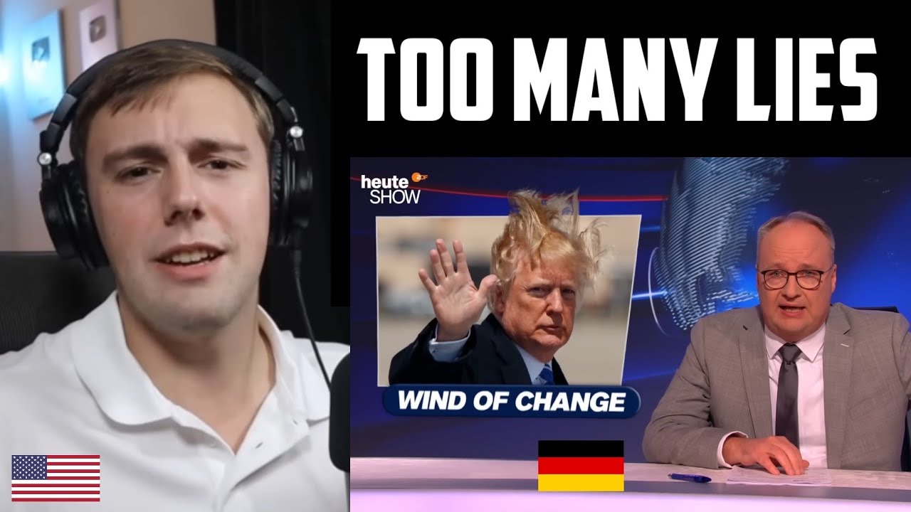American Reacts to Heute Show - Trumps Fassade bröckelt