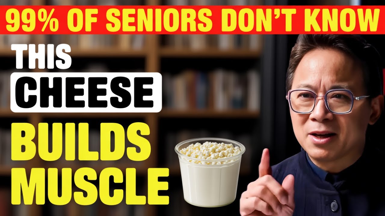 Over 60: Eat These 3 Cheeses to Rebuild Muscle & Prevent Sarcopenia.|  DR. WILLIAM LI