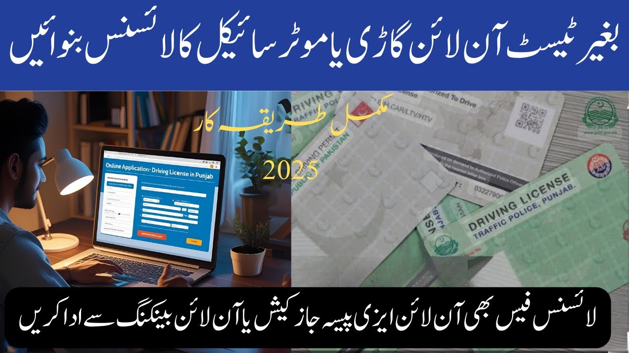 Driving license online apply 2025 | how to get driving license in Punjab| Learner driving licence