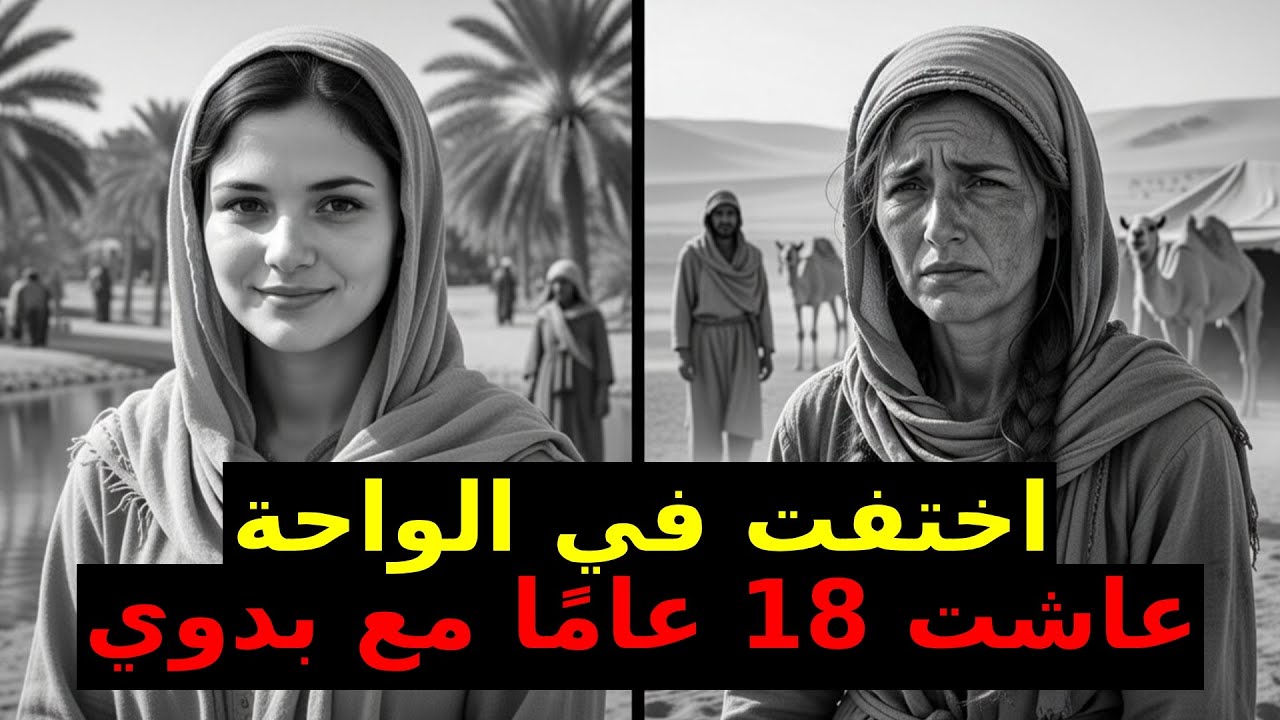 اختُطفت الفتاة من الواحة عام 1960. وبعد ثمانية عشر عامًا وُجدت — كانت تعيش مع راعٍ بدوي في الصحراء..