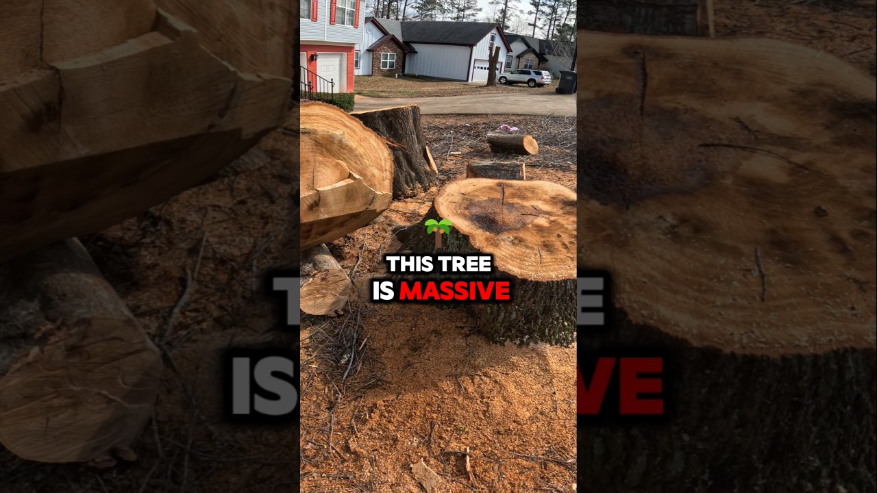 Removing Huge Oak Logs! #firewood #stihl #500i #dumptrailer