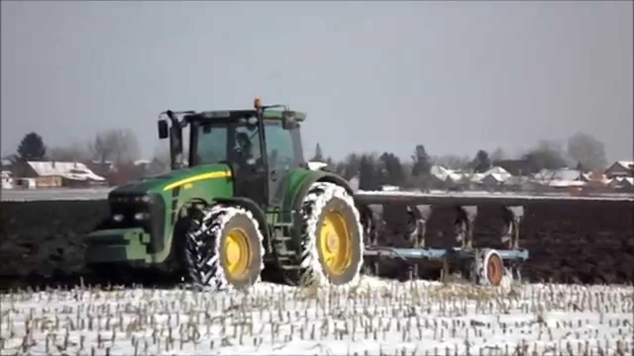 8000 Series IV. :John Deere 8230+ Lemken VariOpal 8 - Szántás