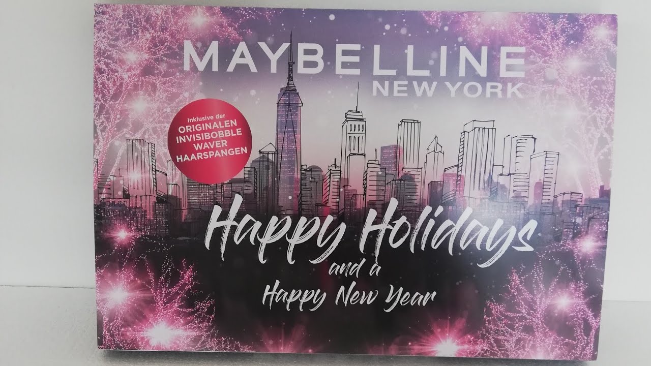 Kalendarz adwentowy Maybelline 2022r. Otwieram cały.