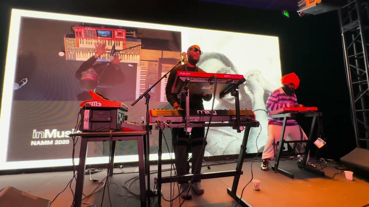 Cory Henry Performing Spain At The Namm Show 2025