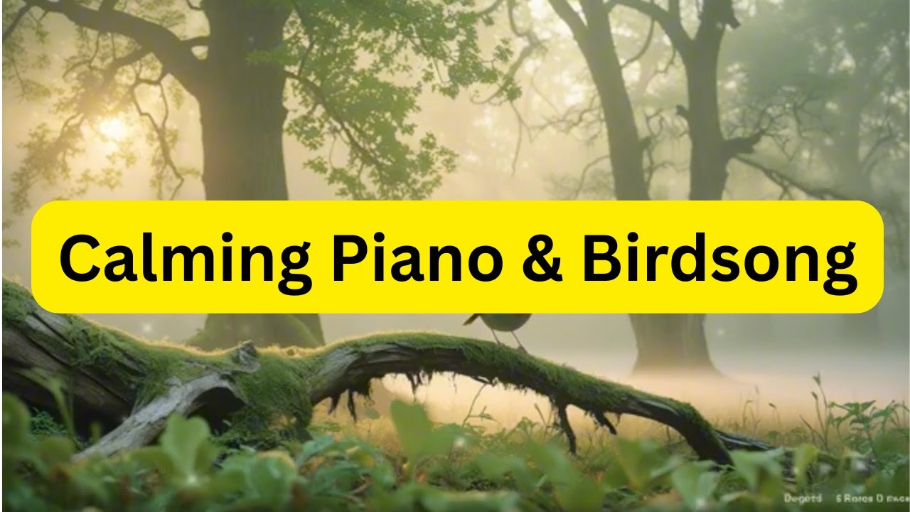 25 Minutes of Calming Piano & Birdsong | Nature Sounds for Relaxation