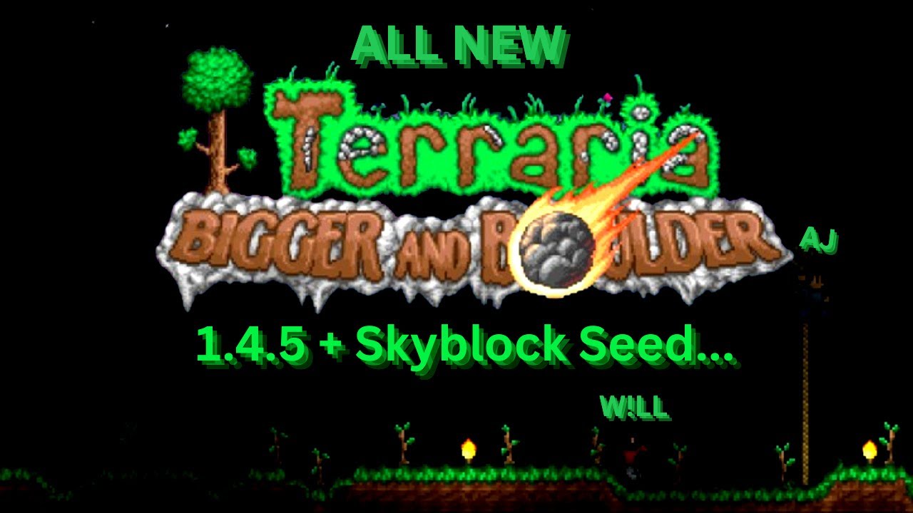 Мы попробовали Terraria Skyblock 1.4.5?!?