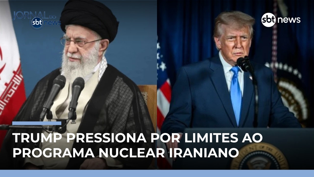 Trump pressiona por limites ao programa nuclear iraniano | #JornaldoSBTNews