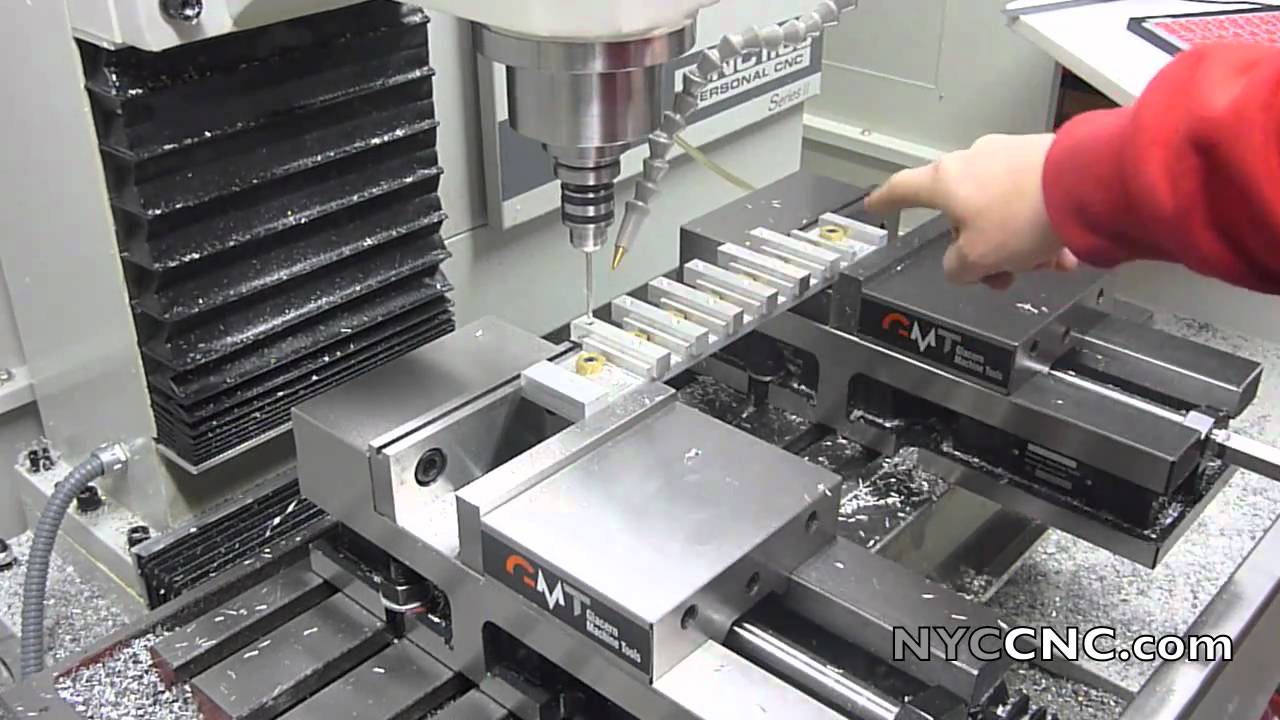 Tormach PCNC 1100 - Milling Aluminum with a Custom Fixture.   Ch. 18
