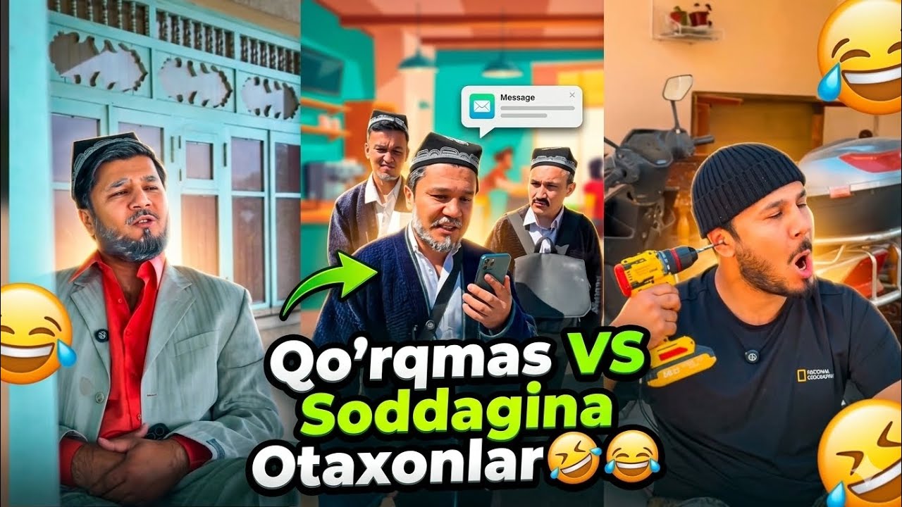 Qo'rqmas VS Soddagina O'taxon😂/ Andijonlik bola VAYNLAR TO&lsquo;PLAMI😂 #rek #uz #uzbek  #comedy #youtuber