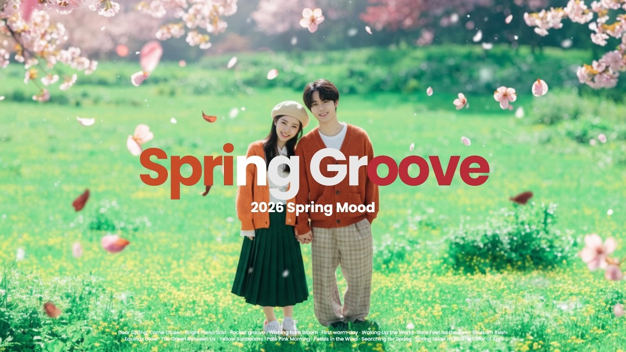 𝙋𝙡𝙖𝙮𝙡𝙞𝙨𝙩 🎧 상큼한 봄 노래 추천 💕 남친이랑 데이트할 때 어울리는, Groove하고 통통 튀는 플리 🌿