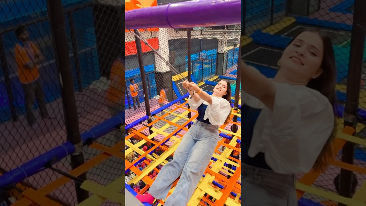SkyJumper Trampoline Park,  #skyjumper #trampolinepark #noida #noidaextension #trampolinejumping
