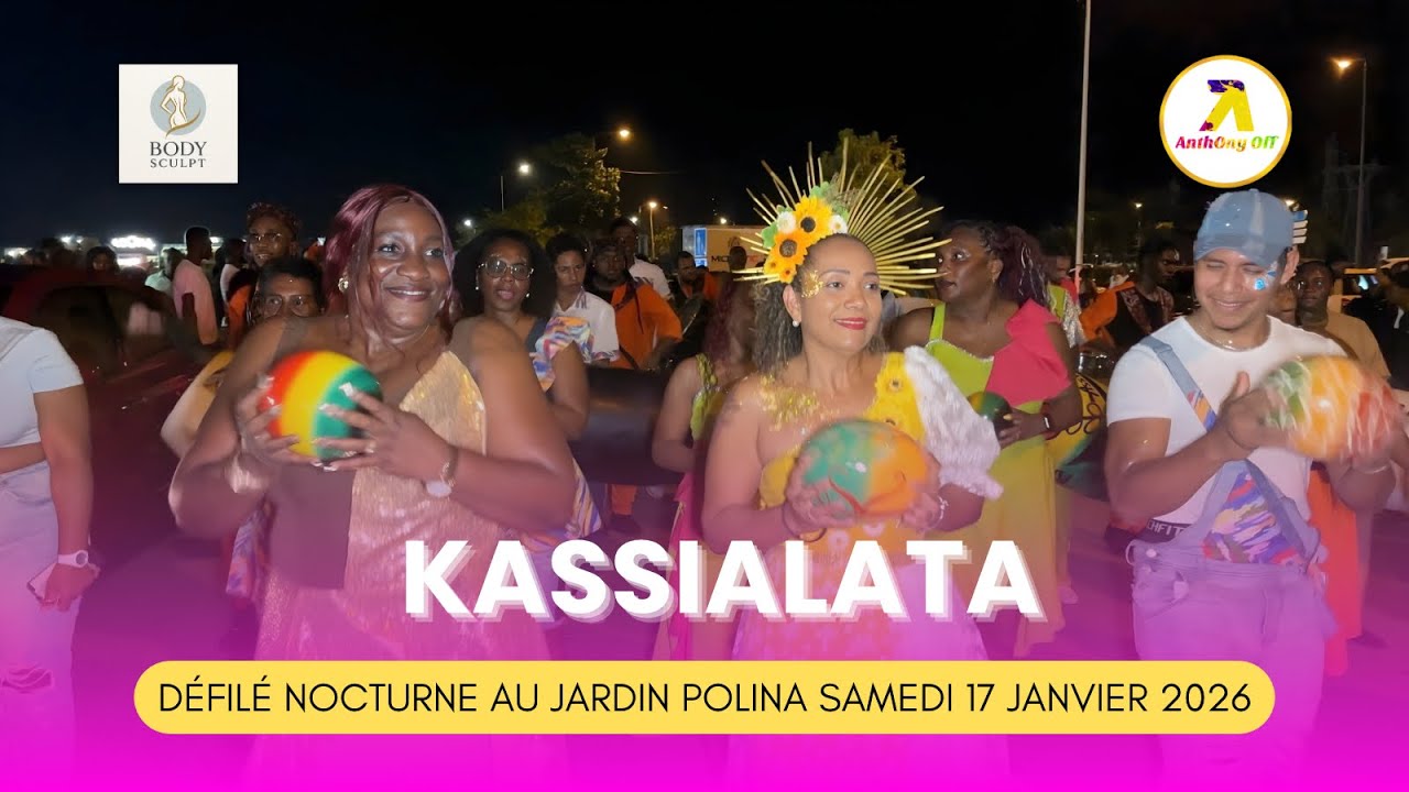 KASSIALATA - DÉFILÉ NOCTURNE AU JARDIN DE POLINA - CARNAVAL DE GUYANE 2026