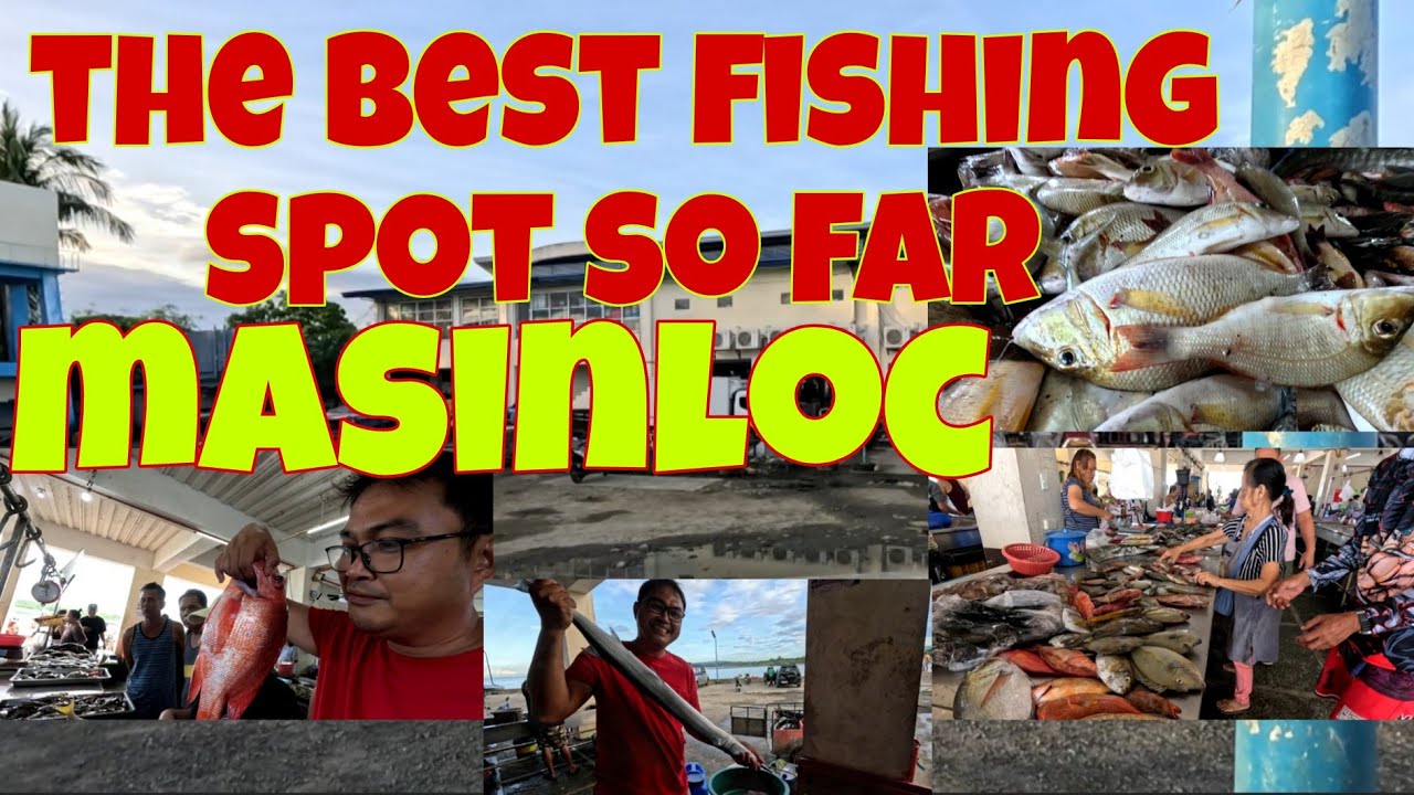 Ang dami kong nabingwit sa palengke na to | Masinloc public market