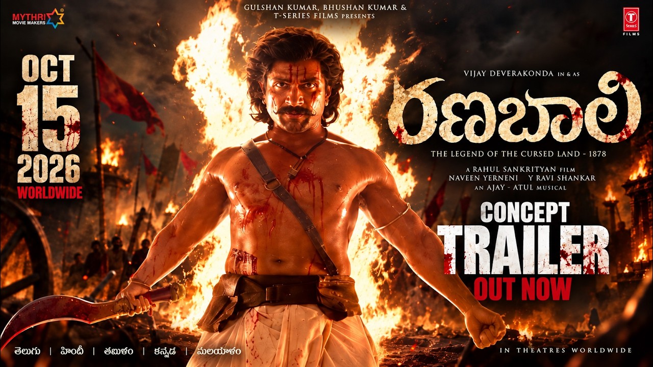 Ranabaali Trailer | Vijay Deverakonda | Rashmika Mandanna | Vijay Deverakonda Ranabaali Trailer
