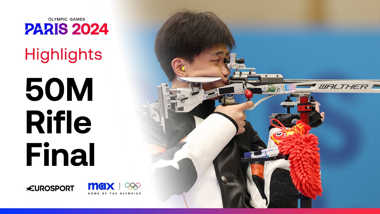 Yukun Liu wins Gold🥇 | Shooting 50m Rifle Three Positions Highlights | #Paris2024