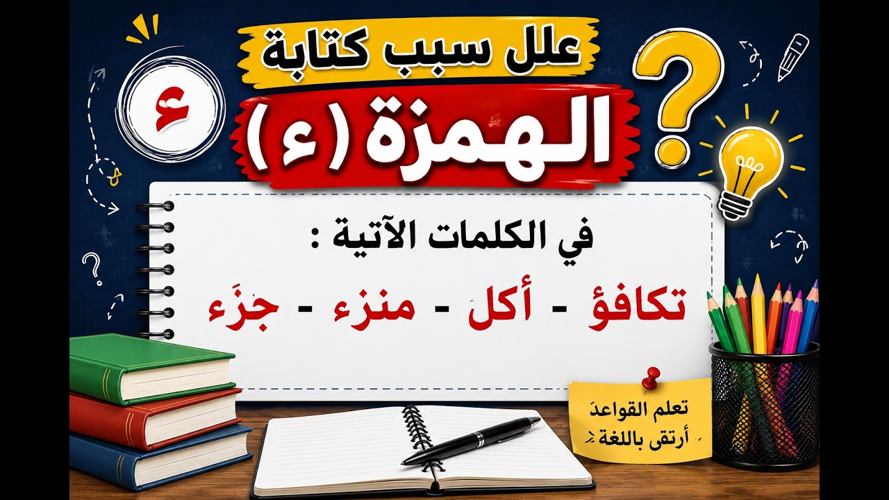تعليل سبب رسم الهمزة في الكلمات