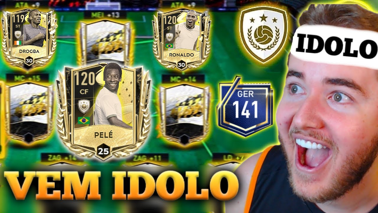 🤑SELEÇÃO IDOLO PRIME BILIONÁRIA🤑ELE PEDIU E EU MONTEI ESSE TIMAÇO ICON NO FIFA MOBILE 23
